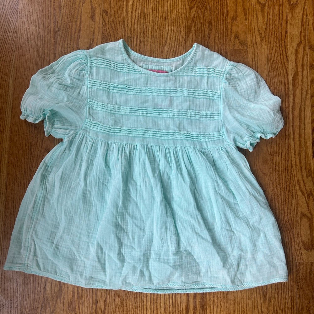 Simply Southern Blue Blouse